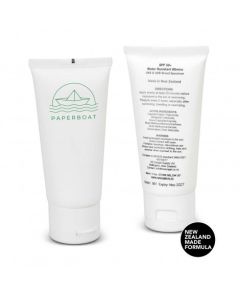 SPF 50+ Sun Gel 30ml Tube with Custom Label